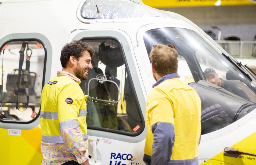 NRG Services staff supporting a community cause close to their hearts - LifeFlight Foundation.