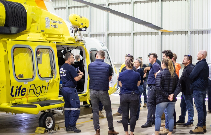 Specialist Queensland trade services contractor, NRG Services showing that they support local community causes.