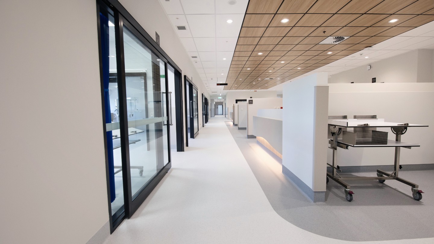 Specialist Brisbane healthcare construction project provider, NRG Services, delivering complex in patient areas for Queensland hospital.