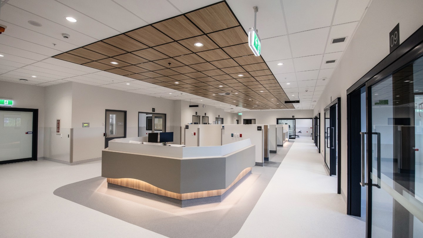 NRG Services providing expert HVAC-R, communications and electrical trade services for St Vincent's Hospital Intensive Care Unit (ICU) project in Toowoomba, Queensland.