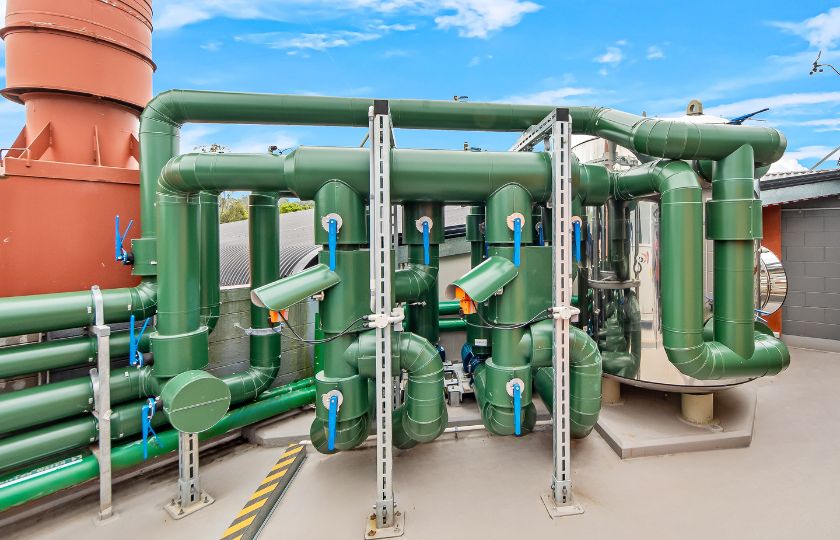 Queensland trade services provider, NRG Services, providing demolition and renewal of chilled water pipe network and more at Toowoomba TAFE.