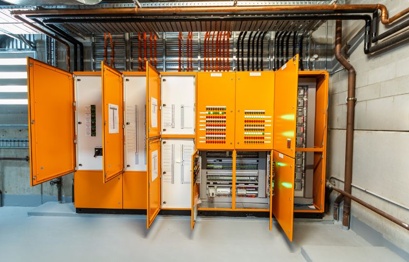 NRG Services work at Toowoomba TAFE, Queensland - supply and installation of new electrical infrastructure to facilitate the upgrade of the mechanical services.