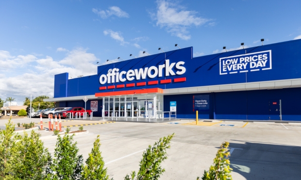 NRG Services delivered construction, electrical, HVAC-R/mechanical, security and communications works at the Officeworks Toowoomba retail project
