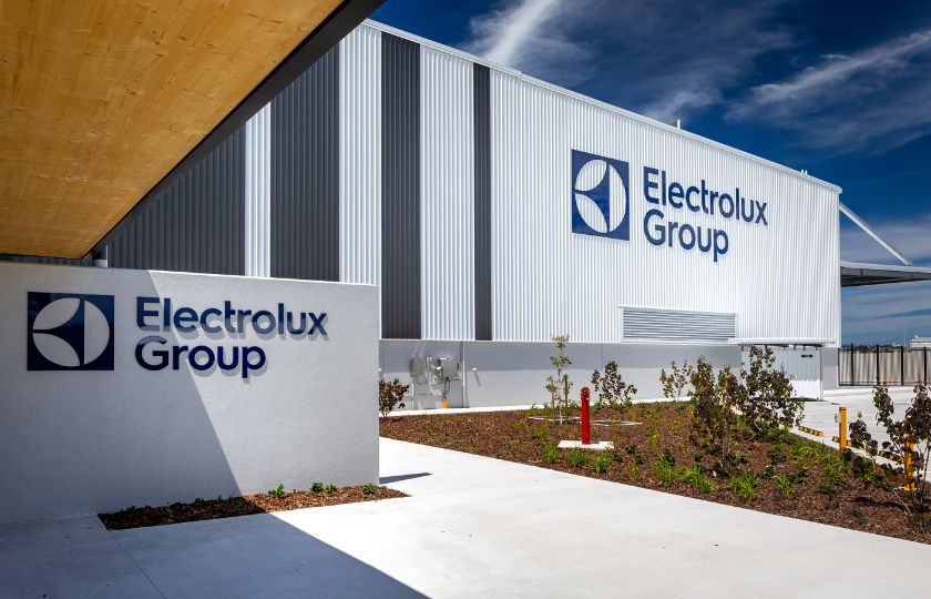 NRG Services work at Electrolux Distribution and Experience Centre at the Port of Brisbane, Queensland