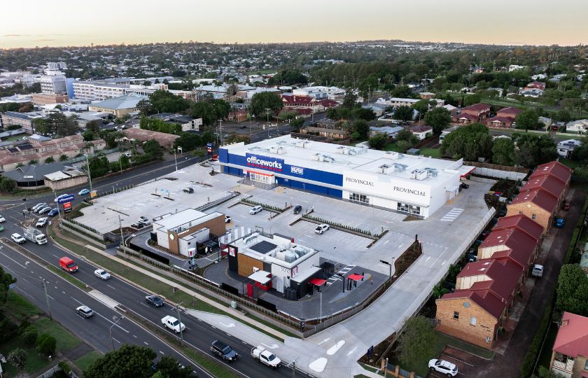 NRG Services work at Officeworks Toowoomba, Queensland